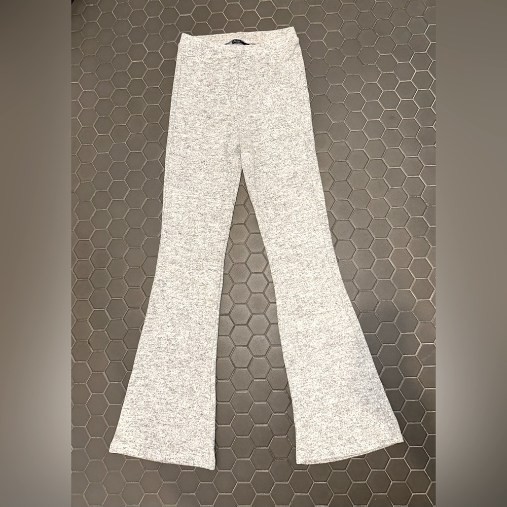 ASOS grey soft flare stretchy pant 6 TALL